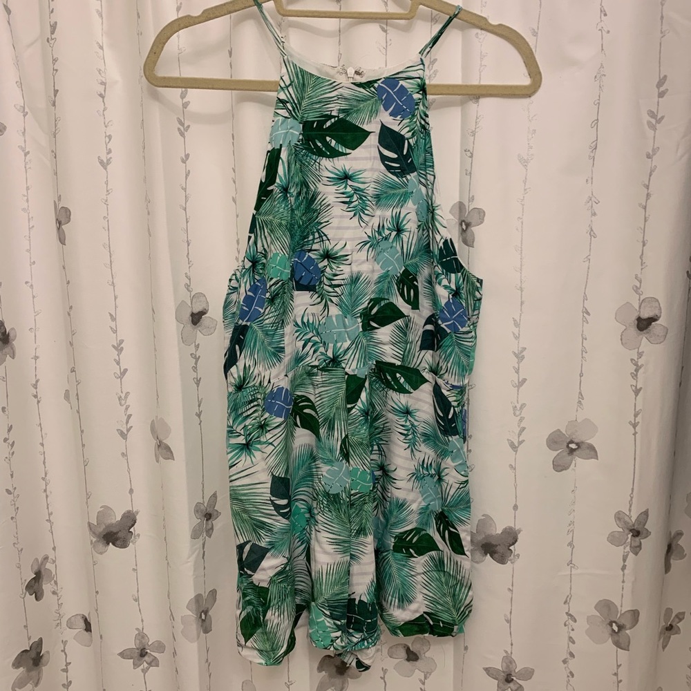 Darah Dahl Tropical Print Romper